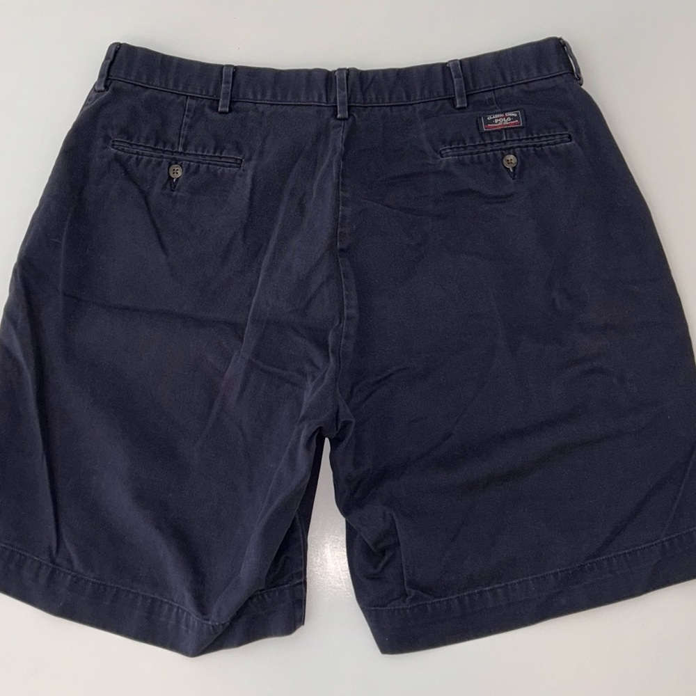 Polo‎ Ralph Lauren Prospect Short, men’s navy Classic Chino Vintage size 38 - Picture 5 of 10